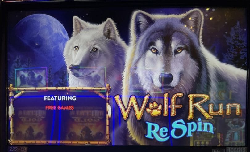 Wolf Run Respin by IGT top screen