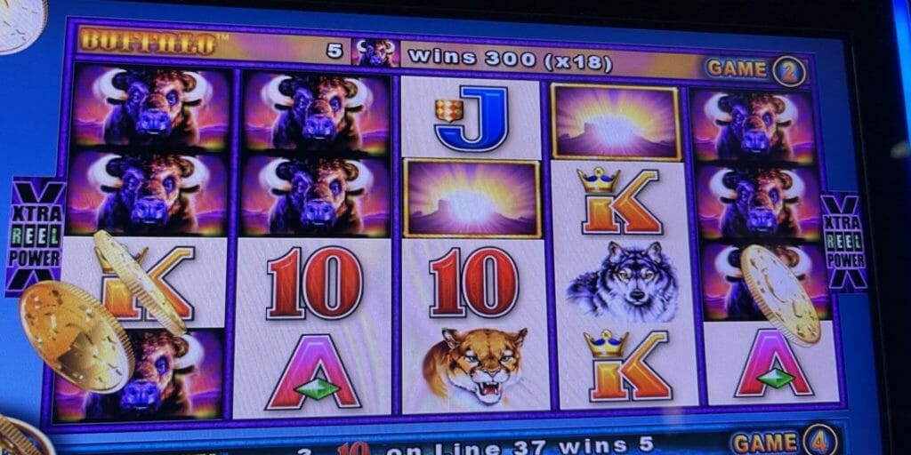 Wonder 4 by Aristocrat 135x line hit