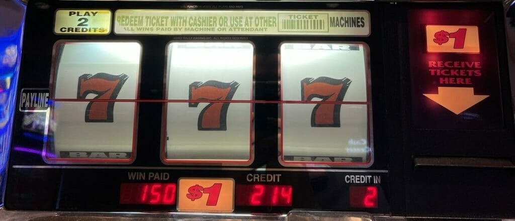 Blazing 7s by Bally triple 7s