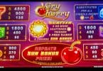 Very Cherry by Shuffle Master logo and pay table