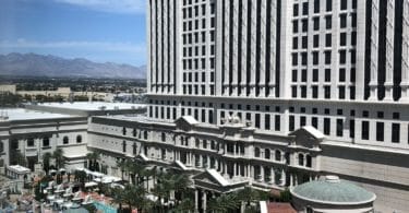 Caesars Palace Las Vegas view from room