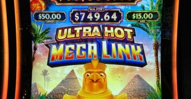Ultra Hot Mega Link by Scientific Games logo and progressives