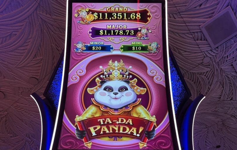 Ta-Da Panda by Light and Wonder logo and progressives