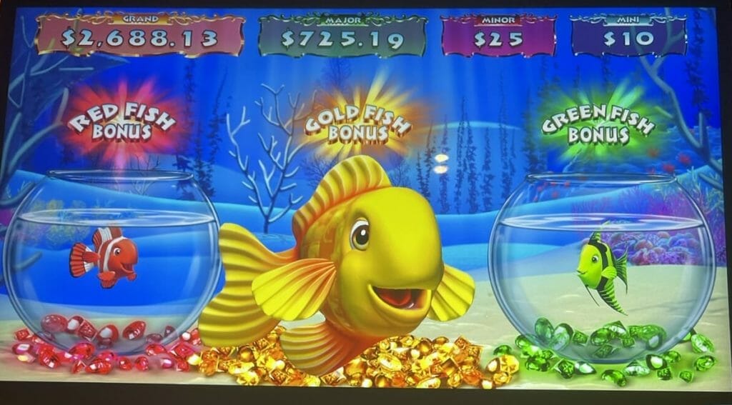 Gold Fish Feeding Time Treasure by Light and Wonder Gold Fish bonus