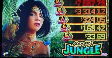 Quick Hit Jungle $3 max bet progressives