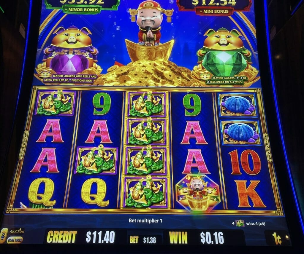 Gold Stacks 88 Empire Ocean Dragon by Aristocrat mega feature wild opportunity