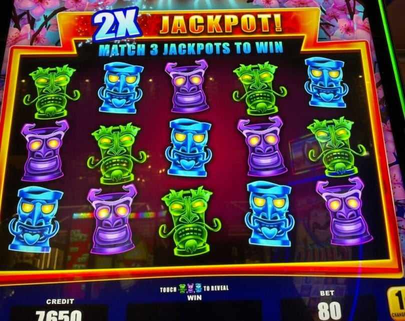 Wild Fireball Rumble by Aristocrat jackpot feature triggered