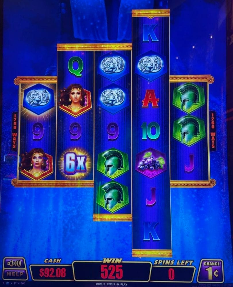 Star Wild Olympus by Everi free spins expanded reels