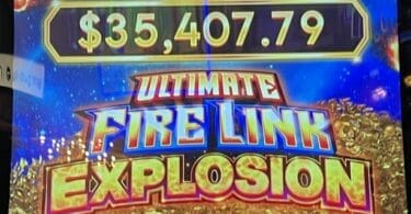 Ultimate Fire Link Explosion by Light and Wonder logo and Explosion progressive