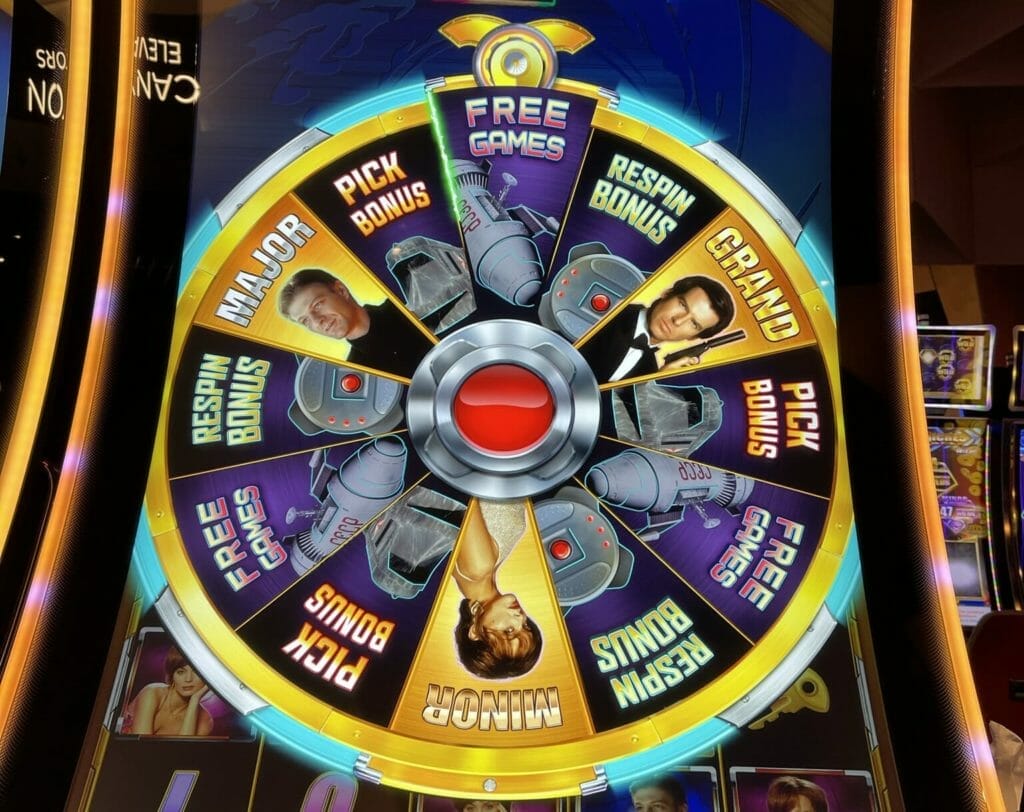 Golden Eye by Light & Wonder wheel options
