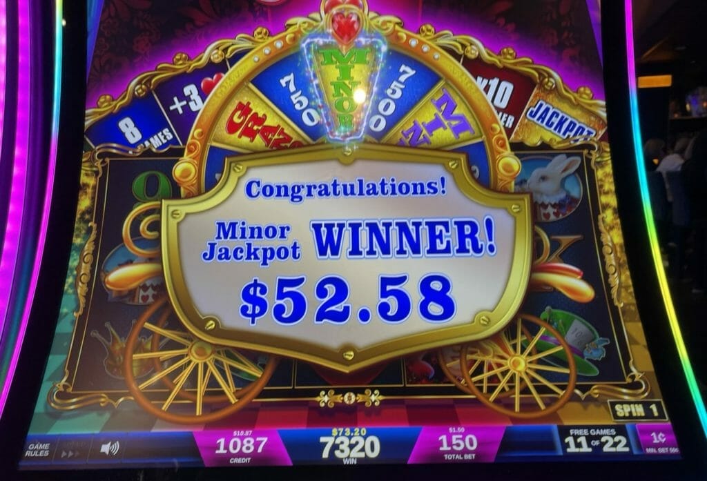 Queenie by IGT progressive awarded