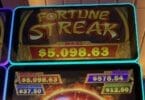 Fortune Streak by Konami logos and progressives