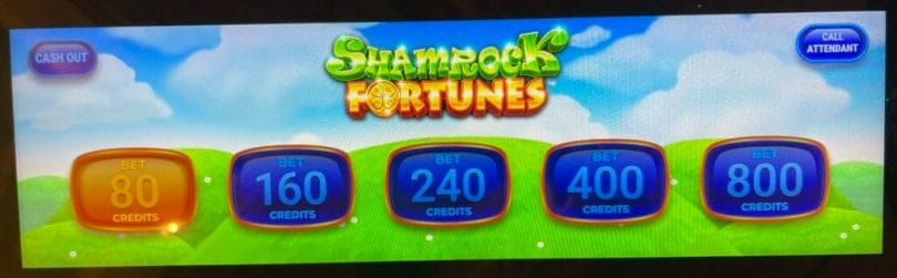 Shamrock Fortunes by AGS bet panel