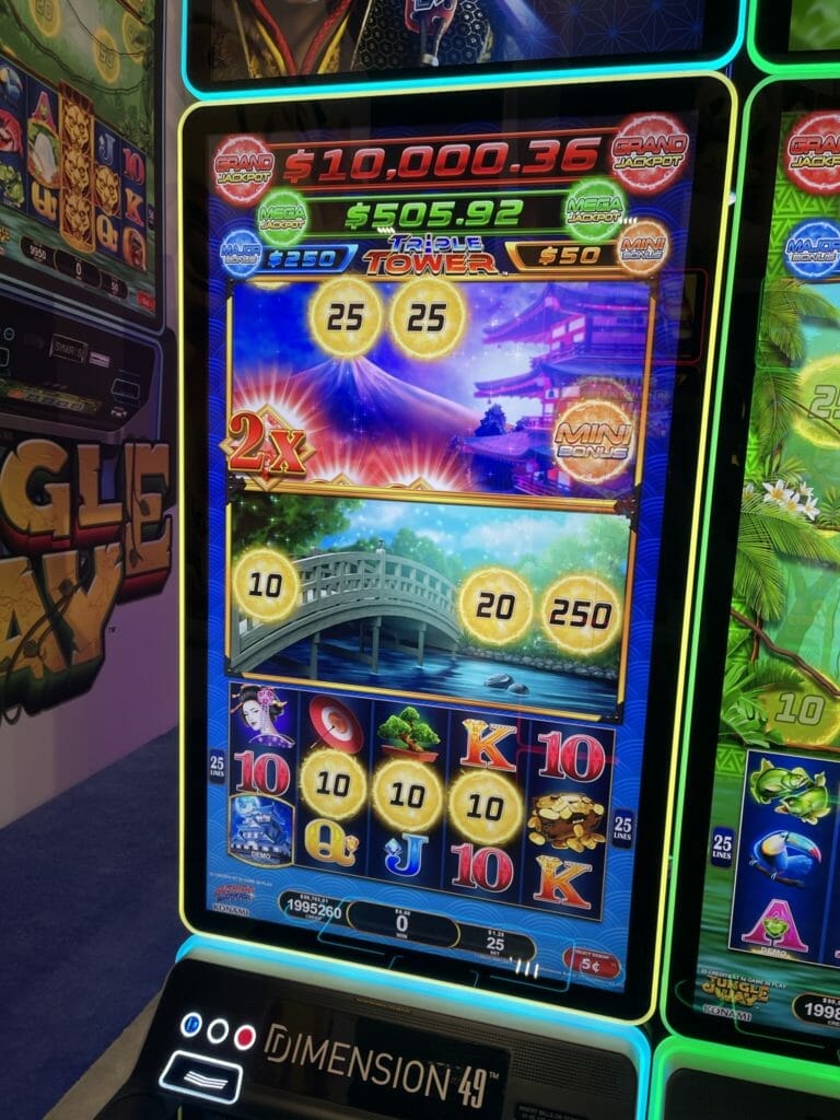 Triple Tower by Konami multipliers