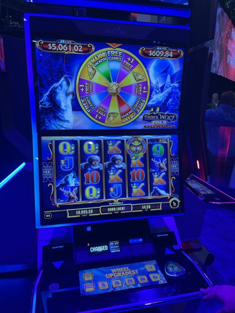 Timber Wolf Gold Revolution by Aristocrat at G2E 2022