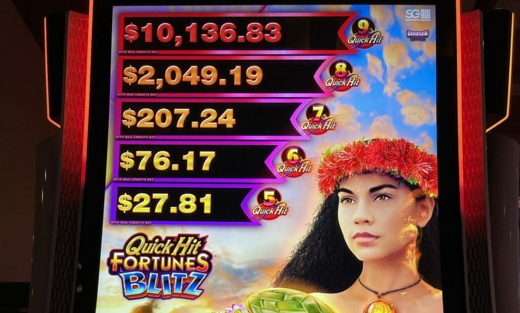 Quick Hit Fortune Blitz by Light & Wonder progressives