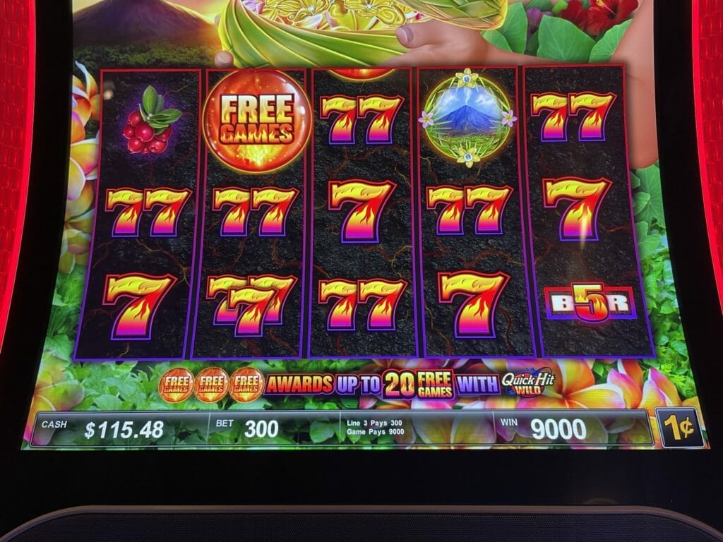 Quick Hit Fortune Blitz by Light & Wonder line hit