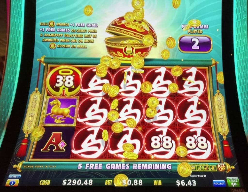 Coin Combo Hurricane Horse by Light & Wonder 12 wilds during bonus