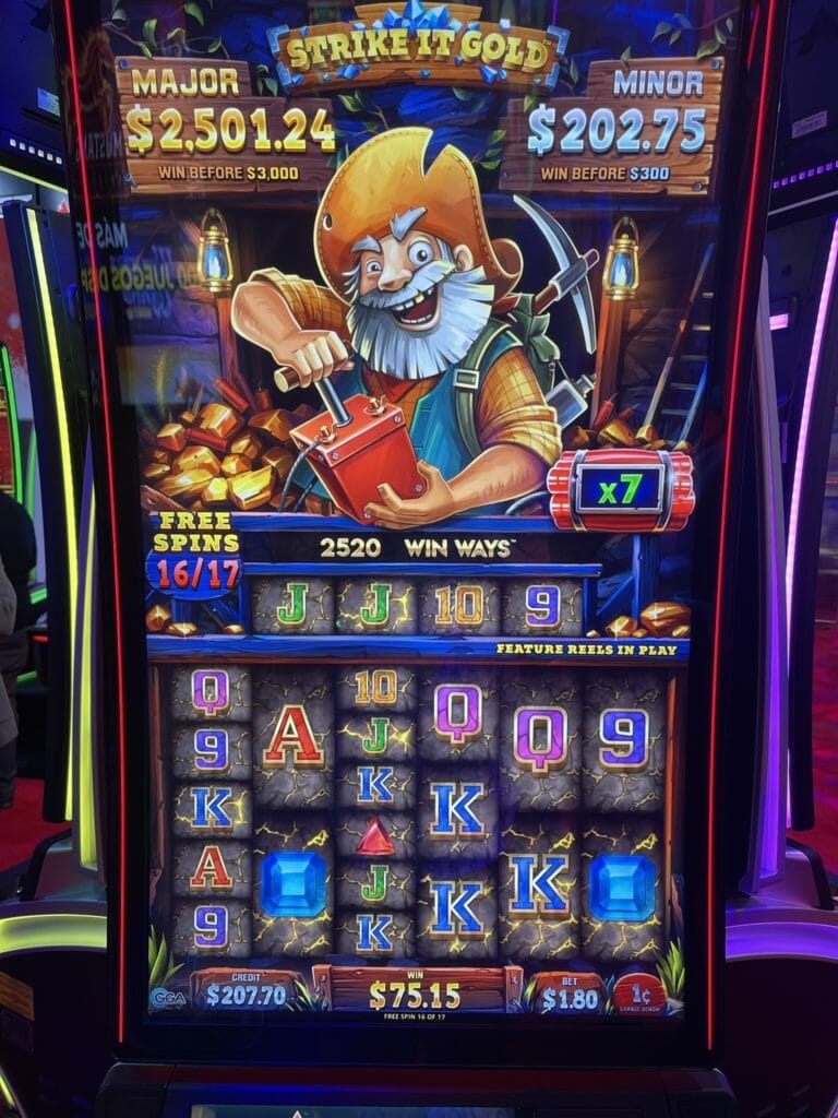 Strike it Gold by Ainsworth free spins