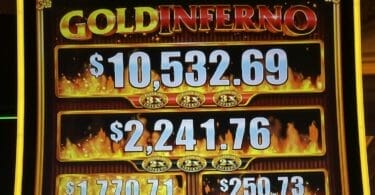 Gold Inferno by AGS logo and progressives