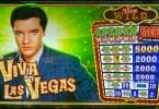 Elvis Viva Las Vegas slot machine logo and pay table