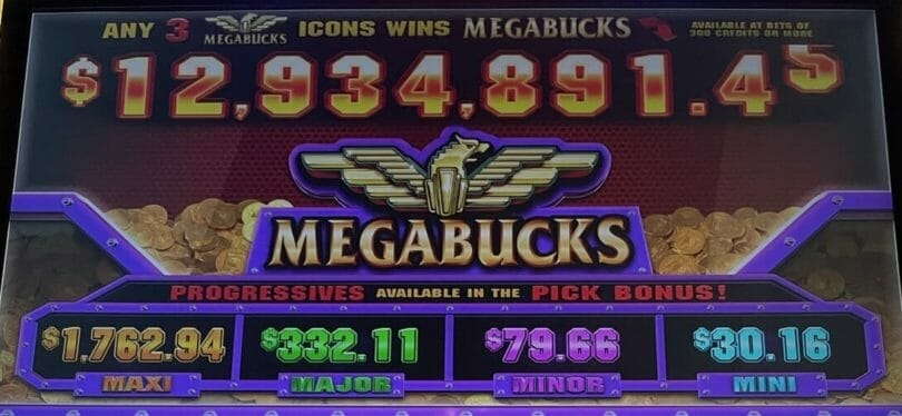 Megabucks Mega Vault by IGT logo and progressives