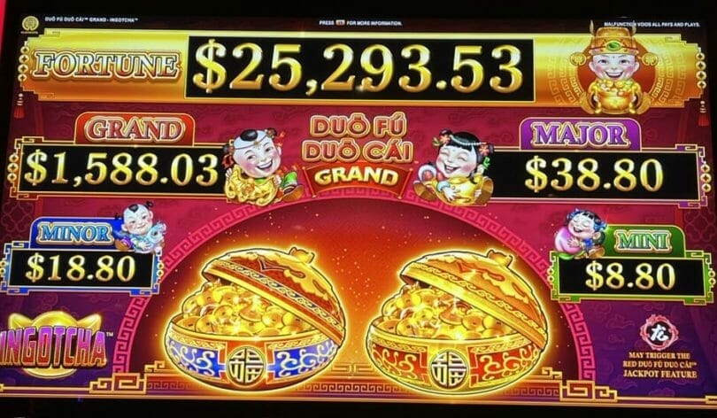 Duo Fu Duo Cai Grand by Light & Wonder logo and jackpots