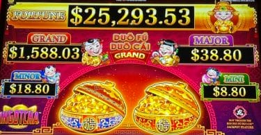 Duo Fu Duo Cai Grand by Light & Wonder logo and jackpots