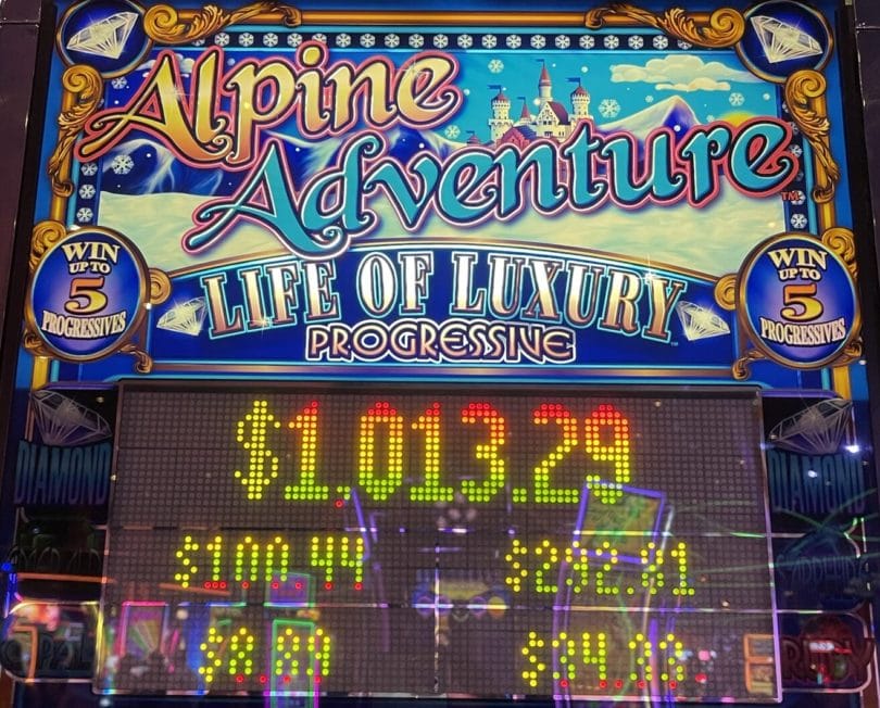 Life of Luxury Alpine Adventure by WMS logo and progressives