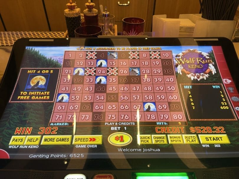 Wolf Run Keno by IGT 300x bonus