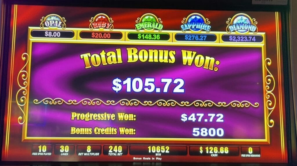 Far East Fortunes Life of Luxury bonus result