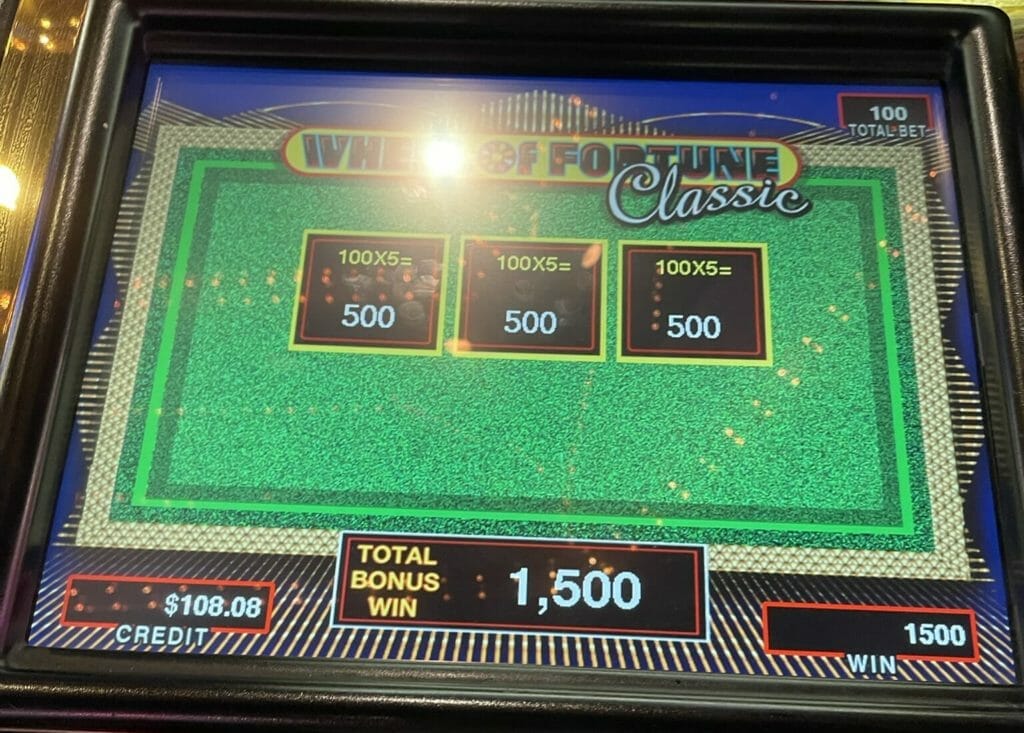 Wheel of Fortune by IGT three wheel spin prizes