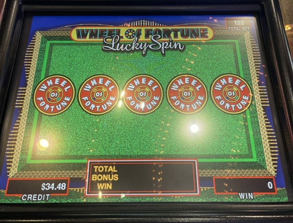 Wheel of Fortune Lucky Spin by IGT spin selection