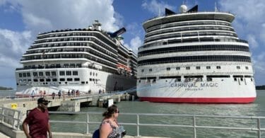 Carnival Magic and Spirit in port